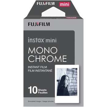 Fujifilm Instax Mini Monochrome Film 10-pack (Svart/Vit)