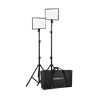 Nanlite LumiPad 25 LED 2 Light Kit with stand+bag