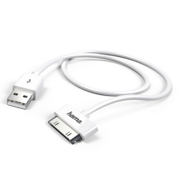Hama USB- kabel till IPhone 3/4 Vit