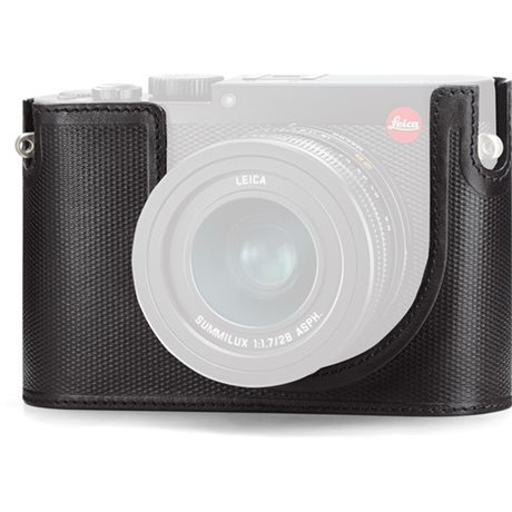 Leica Q Kameraskydd i svart läder (19501)