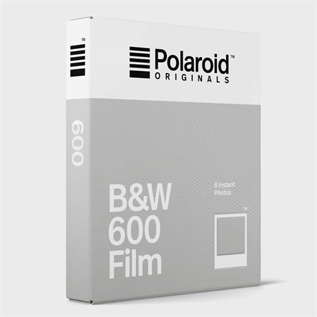Polaroid B&W 600 Film 8st bilder vit ram