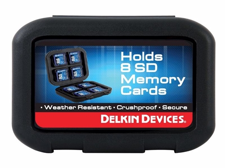 Delkin Weather Resistant Case for 8 SD-Cards