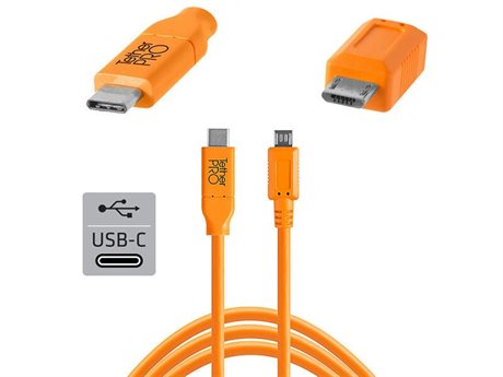 TetherPro USB 2.0 Kabel, USB till Mini-B 5-pin 4.6m (15´) 
