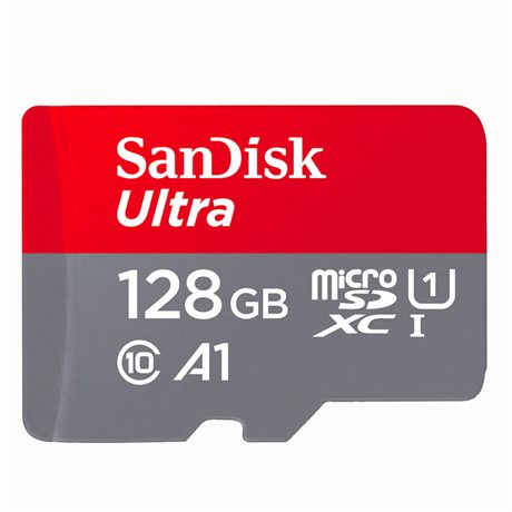 SanDisk Ultra microSDXC 128GB 667x 100MB/s med SD-adapter
