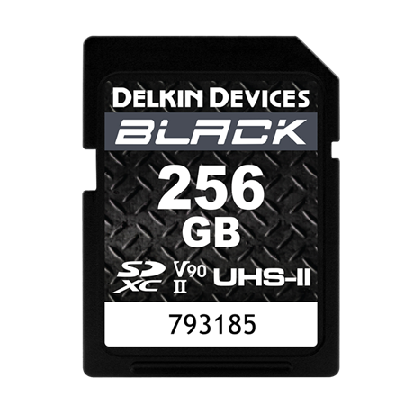 Delkin SD BLACK Rugged UHS-II (V90) R300/W250 256GB