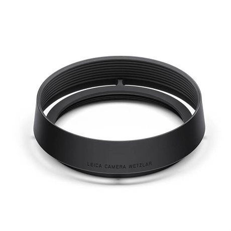 Leica Lens Hood Aluminium Round Black Anodized Finish (19657)