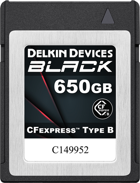 Delkin CFexpress Black R1725/W1530 (G3) 650GB