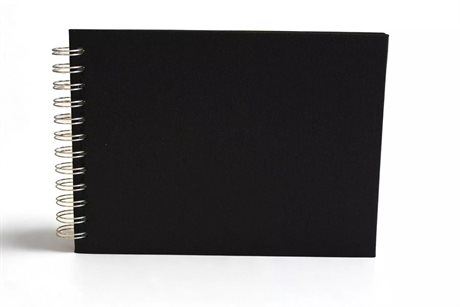 Estancia Moments Spiralalbum Svart 17x23 cm vita blad