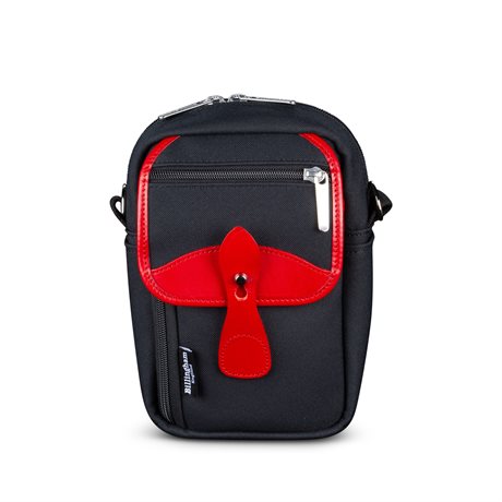 Billingham Airline Stowaway Black Fibernyte/Red