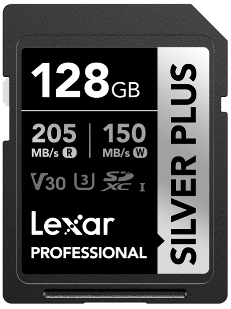 Lexar PRO Silver Plus 1066X SDXC UHS-I U3 (V30) R205/W100 128GB