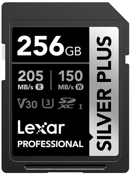 Lexar Pro Silver Plus 1066X SDXC UHS-I U3 (V30) R205/W100 256GB