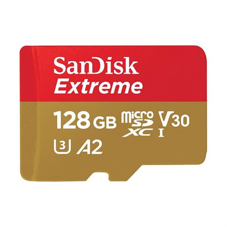 SANDISK MicroSDXC Extreme 128GB 160MB/s A2 C10 V30 UHS-I