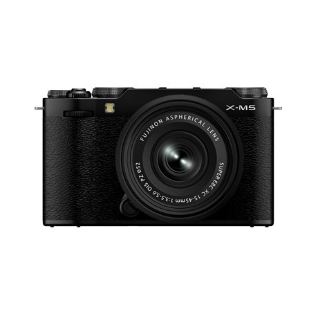 Fujifilm X-M5 svart + XC 15-45