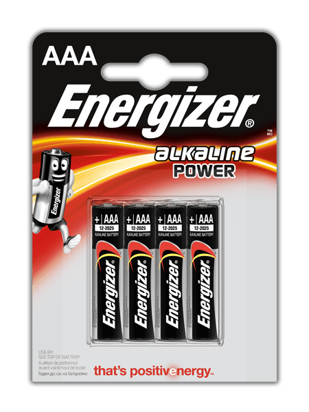 Energizer AAA E92 LR03 4-pack