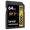 Lexar PRO 2000x SDXC 64GB med USB kortläsare