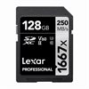 Lexar SDXC Pro 1667X 128GB 250MB/S UHS-II U3 V60