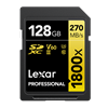 Lexar Pro 1800x SDXC U3 (V60) UHS-II R270/W180 128GB