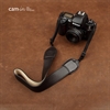 Cam-In Läderrem Classic bred svart CAM2260